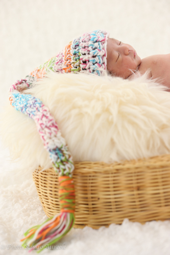 新生児写真(Newborn Photo)を自然な写真で|子供写真館オリオール|八王子市 Mちゃん