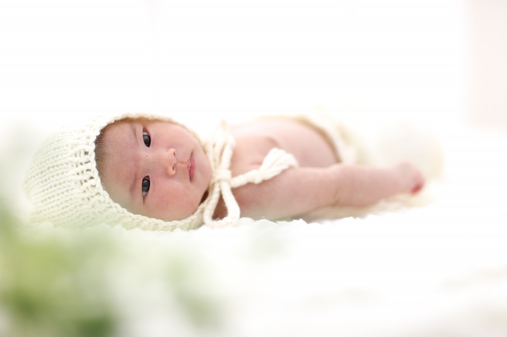 生後50日赤ちゃんを自然な写真でおしゃれに撮影|杉並区Kちゃん